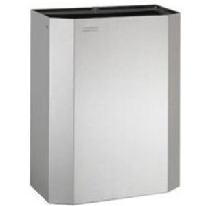Cestino per Rifiuti Rettangolare in Acciaio Inox 25 L per Uso Interno ed Esterno - Product Image 1
