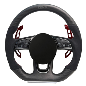 Volante de Fibra de Carbono Forjado Compatible con Audi A4 B9, A5, A3, S4, S5, RS4, RS5 2017-2022 - Product Image 6