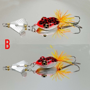 Appât rotatif à paillettes grenouille <span class=keywords><strong>Buzz</strong></span> barbe pour poisson noir 15g leurre de pêche avec perle sonore - Product Image 6