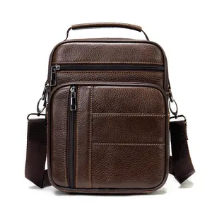 Marrant 7457 Herren Messenger-Handtaschen echtes Leder Überallgestell Designer-Hulterhandtaschen für Herren