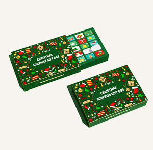 Caja de Cartón Magnética de Lujo para <span class=keywords><strong>Navidad</strong></span>, Caja de Papel Plegable Ecológica para Chocolates, Dulces y Embalaje de Regalos Navideños - Product Image 3