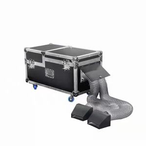 DJS 3000W Low-Lying <b>Fog</b> <b>Machine</b> Wood Flightcase Included Double Tubes for Gaming 20kg+ Capacity Made in Guangdong - Product Image 2