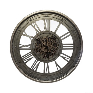 <span class=keywords><strong>Orologio</strong></span> <span class=keywords><strong>da</strong></span> <span class=keywords><strong>Parete</strong></span> Industriale Steampunk con Ingranaggi Rotanti, 31,5 Pollici, 80 cm, Brevettato - Product Image 3