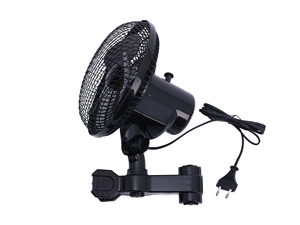 Portable 8 pouces Clip ventilateur forte pince poignée Rotation à 120 degrés réglage à deux vitesses Durable PE intérieur plantation tentes petite taille - Product Image 4