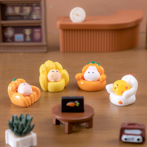 Mini Figuras de Animales: Gato, Cerdo, Conejo, para Sofá, Regalo de Cumpleaños, Boda, Aniversario, Escultura de Animales en Miniatura Kawaii, para Jardín de Hadas - Product Image 6