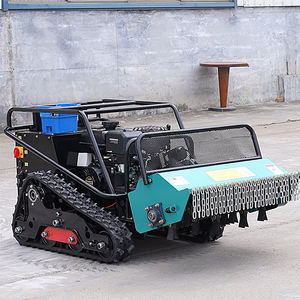 <span class=keywords><strong>Tondeuse</strong></span> à gazon industrielle de haute qualité, 4 temps, 420 cm³, 12 CV, télécommandée sans fil, sur chenilles, à essence et électrique, largeur de coupe 80 cm - Product Image 3