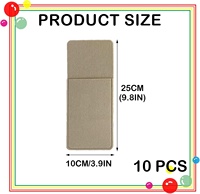 Lot de 10 pochettes en feutre pour couverts, pour mariage, pique-nique, camping, cuisine, organiseur de couverts, rangement de couverts, décoration de table