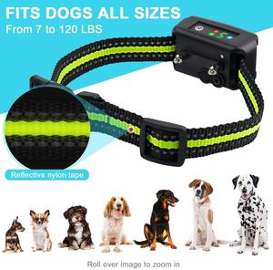 2025 Top Sell USB wiederauf ladbar Kein statischer Schock Elektro schocker Selbstverteidigung Hunde rinden halsband für kleine mittlere Hunde - Product Image 2