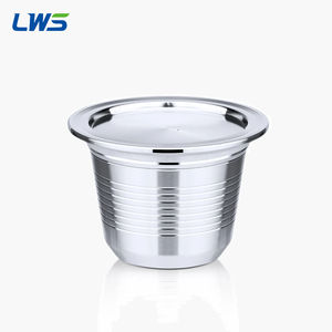 แคปซูลกาแฟเอสเปรสโซแบบนำกลับมาใช้ใหม่ได้ทำจากโลหะใหม่สำหรับ xiaomi/scishare Machine สำหรับ Nespresso icafilas - Product Image 3