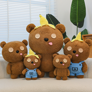 Jouet en peluche <span class=keywords><strong>Bob</strong></span> l'homme jaune mignon, série Tim Bear, jouets en peluche, ours en peluche brun <span class=keywords><strong>banane</strong></span>, poupées douces, enfants, garçons, filles - Product Image 3