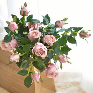 Colorful Artificial Roses Bouquet-High Quality Environmental Protection Material for Christmas Home Decor Multi-Purpose Use - Product Image 1