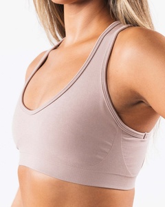 Soutien-gorge de gymnastique réversible personnalisé pour femmes soutien-gorge de sport sans couture de yoga de taille plus léger et respirant pour l'entraînement physique - Product Image 5