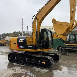 Excavatrice sur chenilles hydraulique d'occasion de 12 tonnes, modèle Cat 312, excavatrice moyenne Cat 310, 313, 308, 307, moteur d'origine japonais, en vente - Product Image 2