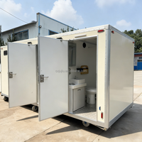 Toilettes portables de luxe conformes aux normes |   Toilettes modernes en conteneur accessible aux fauteuils roulants pour événements en plein air, hôtels, écoles et stades