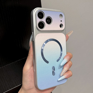 เหมาะสำหรับ iPhone 18/17 Pro MAX - เคสหนังเรียบไล่เฉดสีแบบแม่เหล็กสำหรับ Apple 16 เคสแบบเต็มตัวเรียบง่าย - Product Image 6