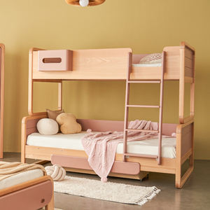 Only B2B Boori Personnalisé Moderne Assemblage Facile Bois Massif pour Enfants ou Enfants Maison Meubles de Chambre à Coucher Garçon Lit Haut et Bas - Product Image 4