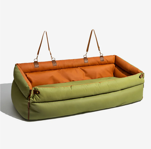 Extensor de asiento de coche para mascotas de lujo moderno fondo duro súper suave refuerzo perro mascota asiento de coche cama - Product Image 1