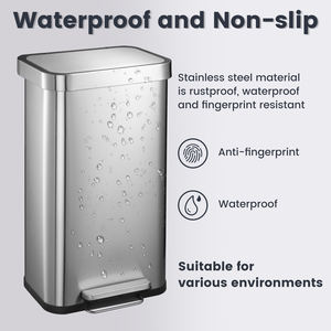 2024 OEM J & <span class=keywords><strong>L</strong></span> Custom 50L Automático Sensor <span class=keywords><strong>de</strong></span> 13 galones Latas <span class=keywords><strong>de</strong></span> reciclaje Cocina <span class=keywords><strong>de</strong></span> acero inoxidable <span class=keywords><strong>Cubo</strong></span> <span class=keywords><strong>de</strong></span> <span class=keywords><strong>basura</strong></span> inteligente <span class=keywords><strong>Cubo</strong></span> <span class=keywords><strong>de</strong></span> <span class=keywords><strong>basura</strong></span> - Product Image 6