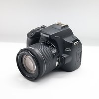 Fotocamera Reflex Digitale EOS 200D II Usata, 24.1MP, Kit con Obiettivo 18-55mm STM, Videocamera 4K per Vlogging °   Flip Screen con Rilevamento Occhi AF WiFi - Vendita all'Ingrosso