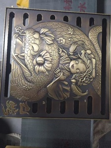 Không thấm nước en124 D400 cũng dễ uốn sắt cửa cống Bìa vuông mô hình graffiti MaxIn mx100055 Đen bitum bề mặt cho đường - Product Image 5