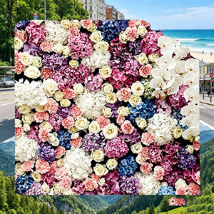 Fondo de pared de rosas de lujo para recepciones de bodas de alta gama y decoración de banquetes formales - Product Image 6