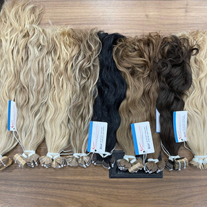 Cheveux de luxe 100% extensions de cheveux vietnamiens bruts bande normale Style ondulé naturel couleur personnalisée de haute qualité prix de gros - Product Image 2