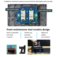 Pantalla LED para Escenario de Conciertos, Fondo de Pantalla LED P1.56 P2.6 P3.91 P4.81, Pantalla LED de Video para DJ, Pantalla LED Portátil de Alquiler