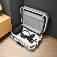Sac sous vide TPU 20L pour voyage, sac de compression réutilisable avec fermeture éclair étanche, pompe automatique pour gagner de la place dans la valise