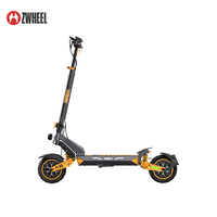 Scooter Eléctrico de Aleación de Aluminio de Fábrica China, Scooter Eléctrico Plegable de 48V y 10 Pulgadas para Adultos