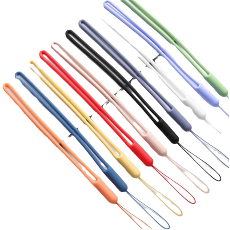 Fashion Rubber Elasticity Wristband Cell Cellphone Phone Silicone Lanyard