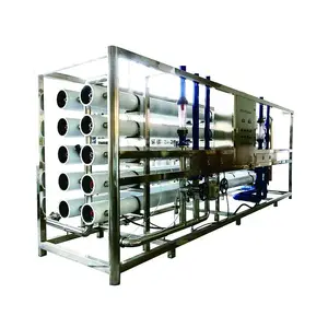 Conjunto Completo Planta De Tratamento De Água De Poço Profundo Completa Indústria Comercial Portátil Máquina De Purificador De Água RO Recipiente