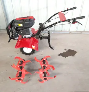 2.5hp Friction Brake Walking Behind Gear And Chain 2019 New 43cc Hand Rotary Petrol 52cc Mini Tiller Cultivator Power Tillers