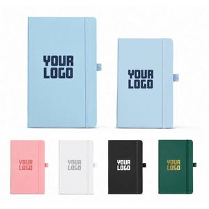 Cuaderno de Tapa Dura de Cuero PU A5 con Logotipo Impreso Personalizado, Estilo Ejecutivo, 80 Hojas, Cuaderno de Cuero Personalizado - Product Image 1