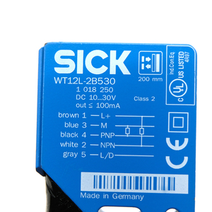 สวิตช์เซ็นเซอร์โฟโตอิเล็กทริคอุตสาหกรรม SICK WT12L-2B530 ของแท้ - Product Image 2