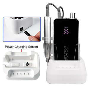 Vente Chaude Équipements Professionnels Kit Manucure Rechargeable Sans Fil 35000 Tr/Min, Pièce à Main Sans Vibration et Sans Balai avec Base de Charge - Product Image 3
