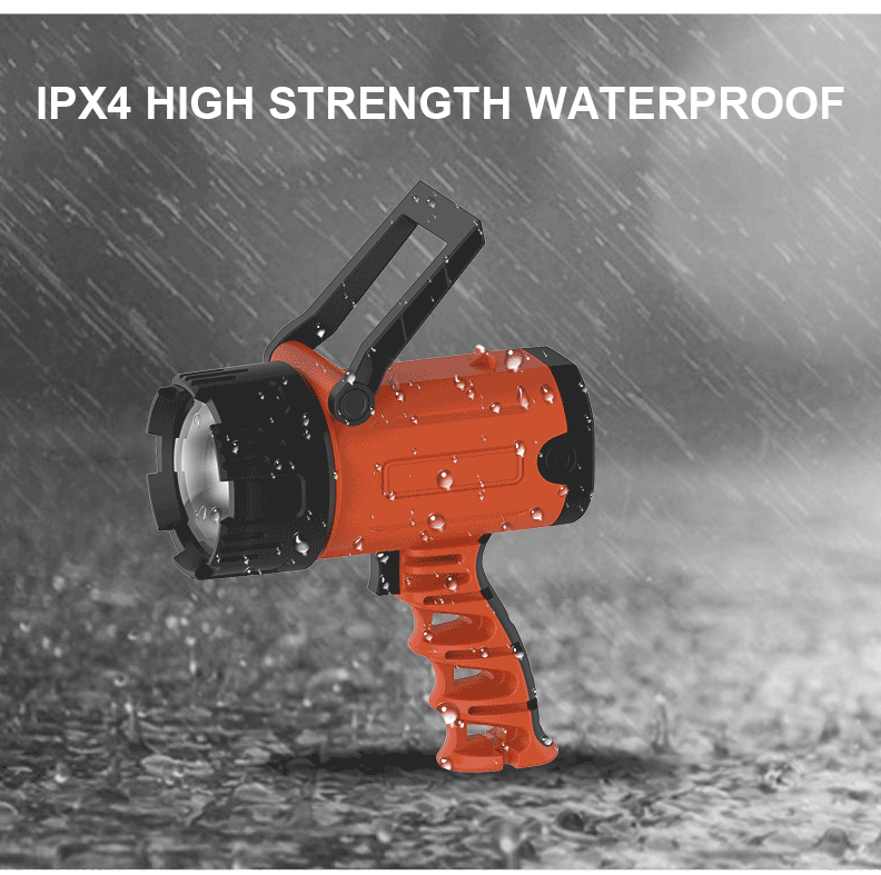 Прожекторный фонарик, мобильный светодиодный ручной фонарик с аварийной зарядкой, светодиодные фонарики для кемпинга