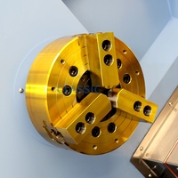 Torno CNC de Cama Inclinada de Alta Velocidad TCK600 con Controlador Fanuc, Torreta Hidráulica y Transportador Automático de Virutas