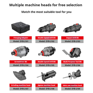 New Rechargeable Multi-functional Cordless Setslithium Brushless Multi-purpose <b>Power</b> <b>Tool</b> Set / Battery Powered <b>Tools</b> Sets Brush - Product Image 4