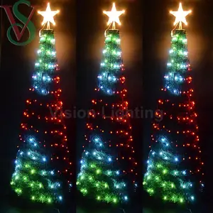 DMX RGB Remote Control LED Smart Animated Christmas Tree Light