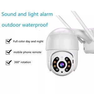Ngoài trời 4MP an ninh CCTV de seguridad hệ thống báo động icsee PTZ <span class=keywords><strong>IP</strong></span> không dây <span class=keywords><strong>Camera</strong></span> An Ninh tầm nhìn ban đêm Microphone Loa - Product Image 2