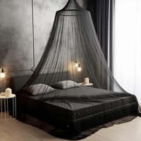 Moustiquaire de lit transfrontalière en forme de dôme, anti-moustiques renforcée, sans installation, pour décoration de chambre, idéale pour l'été