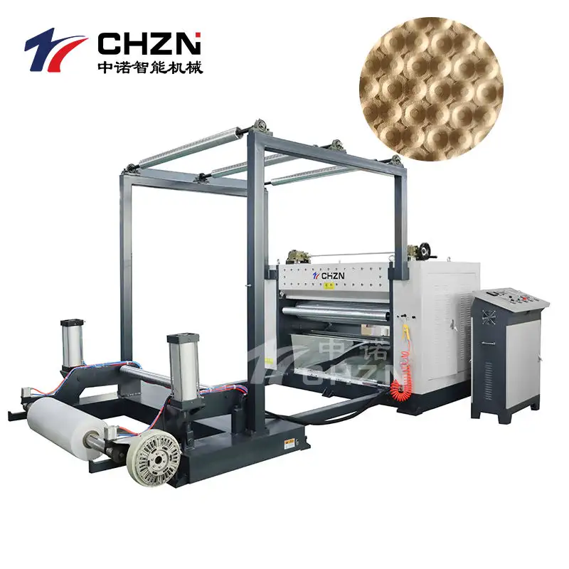 Automatic Toilet Tissue Paper And Kitchen Towel Paper Roll 3D Embossing Making Rewinding Embossing Machine