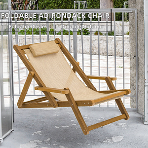 <span class=keywords><strong>Chaise</strong></span> <span class=keywords><strong>Adirondack</strong></span> en bambou moderne de style européen et américain STG avec <span class=keywords><strong>housse</strong></span> en tissu imperméable, mobilier de jardin portable <span class=keywords><strong>pour</strong></span> l'extérieur - Product Image 2