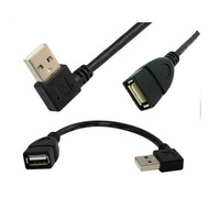 Nuevo Cable USB-A Macho a Macho 2025, Cable USB 2.0 con Conector Macho, Adaptador de Conector Recto USB 2.0 Hembra, Cable de Extensión Trenzado para Datos