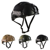 Casque tactique FAST économique de 2 mm, version économique, matériau ABS léger, casque FAST PJ avec trous de ventilation