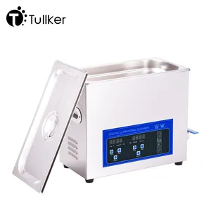Tullker limpador de joias ultrassônico, 6.5l, 6l, graus, peças do motor, pcb, placa, ferramenta, dpf, máquina de limpeza injetora