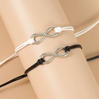 Nuorui Vente Directe d'Usine Alliage Carte Main Bijoux Offre Spéciale Infinity Symbole 8-Forme Unique Charme Bracelet avec Cartes