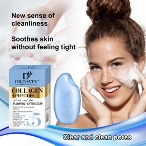 Savon Éclaircissant pour le Corps DR.<span class=keywords><strong>DAVEY</strong></span> Savon de Beauté Anti-Acné pour le Visage aux Peptides et au Collagène - Product Image 3