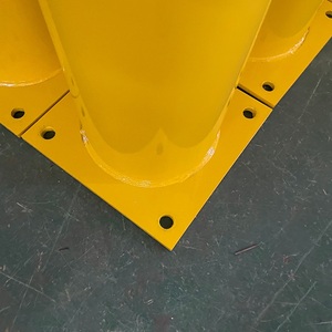 عمود تحذير مروري مرن مخصص باللون الأصفر، عمود أمان ثابت للطرق - Product Image 5