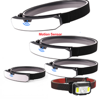Linterna Frontal Recargable Portátil para Exteriores, Resistente al Agua IP65, LED XPG COB Súper Brillante, 5 Modos, Luz Roja de Emergencia, 600LM, 8-16 Horas de Duración